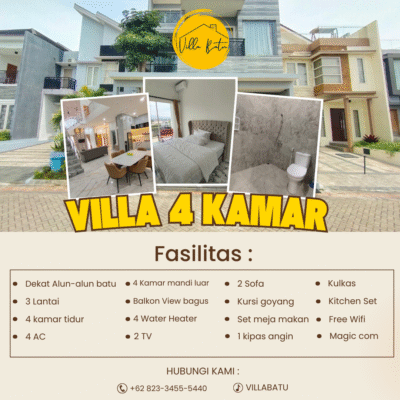 Villa Panderman Batu Malang - villainbatu.com